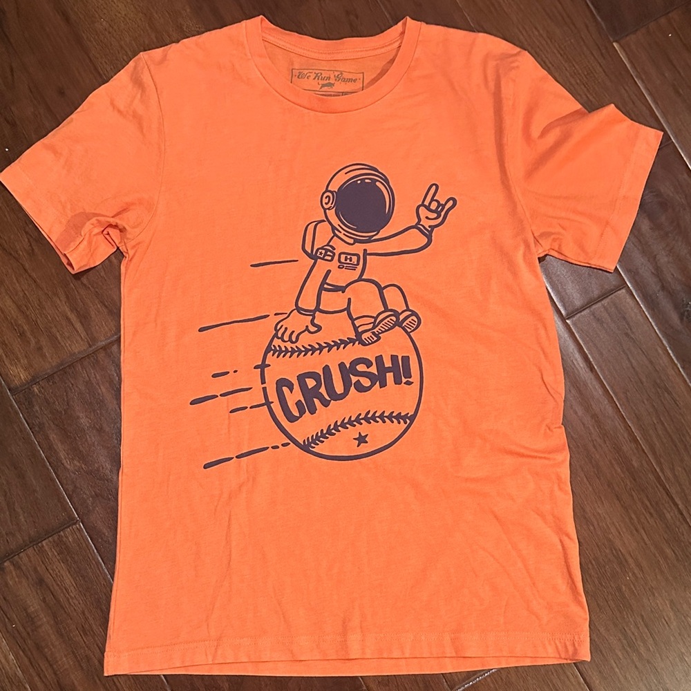 Crush Orange Astronaut Graphic Tee